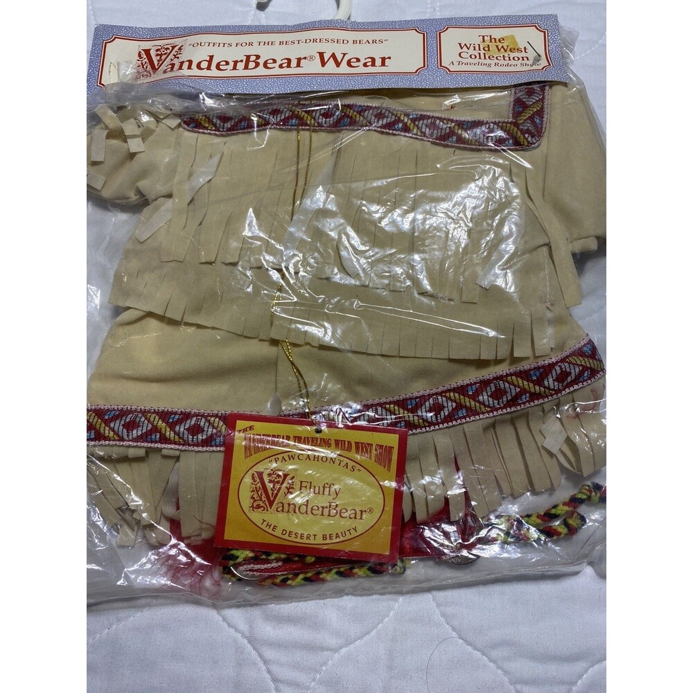 Fluffy Vanderbear Wear The Wild West Collection Pawcahontas Outfit Clothes